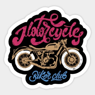 Motorbike Club Sticker